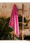 Striped Peshtemal |   Cotton - Natural Fringed |   Beach, Pool, Spa, Sauna, Sports, Travel Towel - 2
