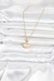 316L Steel Chain Gold Color Fan Model Women's Necklace - 2