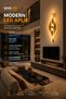Decorative 12W Indoor Bronze Case 3 Color Light Modern Wall Sconce Electric 8 Pcs - 2