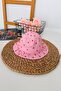 1-4 Years Old Heart Patterned Flounce Girls' Sun Hat - Pink - 6