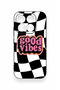 Mi 17 5g Compatible Black Good Vibes Patterned Silicone Case - 2