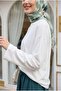 Round Neck Casual Combed Cotton Blouse -White - 3