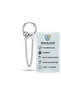 Unisex Silver Color Steel Hoop Earrings with Chain and Ball Figures