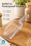 Transparent Scale Shovel Set of 10 – Long Handle Shovel for Transferring Food and Dry Goods - 4