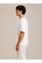 Pack of 4 White Unisex Oversize T-Shirts - Crew Neck Basic T-Shirt - 4