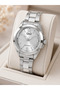 Women's Wristwatch Silver Color Casual and Stylish Combination Gift Boxed 2 Years Machine Warranty