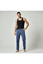 Men Straight-Leg Knit Pants with Tape Detail - 2