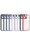 iPhone 15 Case Transparent Back Face Camera Raised Silicone Shrp - 5