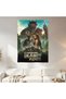 Kingdom of the Planet of the Apes Wall Cloth Wall Tapestry First Quality Satin Fabric Poster - 2