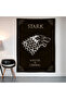 House Stark Game of Thrones Wall Covering Wall Tapestry First Quality Satin Fabric Poster