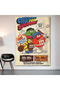 M&M's Chocolate Fever Wall Covering Wall Tapestry First Quality Satin Fabric Poster