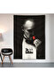 The Godfather Vito Corleone Wall Covering Wall Tapestry First Quality Satin Fabric Poster