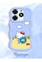 Tecno Spark 10 Pro Compatible Case Camera Protector Blue Silicone Couple Phone Case Kitty Pattern - 2