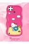 Realme C21Y Compatible Case Camera Protector Red Silicone Couple Phone Case Kitty Pattern - 2