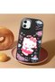 Samsung Galaxy A05 Compatible Case Camera Protector Black Silicone Couple Phone Case Kitty Pattern - 2