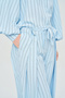 Women's Striped Patterned Tie-Waist Palazzo Trousers - 3