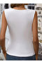 Women's Strappy V Lace Collared Camisole Blouse - 2