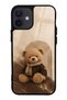 iPhone 12 Mini Cozy Teddy Design Glossy Phone Case