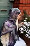 Allure Abstract Floral Pattern Tencel Shawl - 4