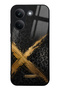 Xiaomi Poco X8 Pro Golden Leopard X Design Glossy Phone Case