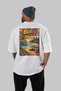 Bali Indonesia White Oversize Country City Back Printed Unisex T-Shirt 100% Cotton Premium - 4