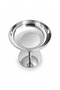 Silver Stainless Steel Footed Ice Cream Bowl Sweet Delight and Fruit Presentation Bowl 8.5 cm - 4