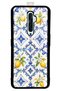Oppo Reno 2Z Glossy Phone Case with Sapphire Lemon Tiles Design