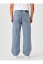 Black Wood Denim Men's Baggy Jean Trousers 7748 - 3