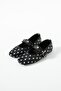 Black Women's Shoes with Freckles - 3