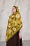 Summer Garden Series Patterned Cotton Soft Shawl Women's Colorful Shawl - 2