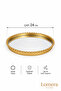 Mirrored Gold Presentation Tray Set of 2 |   Special for Coffee and Catering Presentations - 3