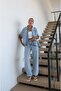 Light Blue Elio Shirt Pants Denim Set - 3