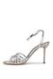 Elit Pm583 K164 Women's Classic Heeled Shoes Silver - 4
