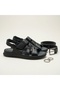 -Genuine Leather Men's Sandals