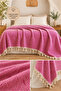 Cotton Multi-Purpose Pique 220X240 Double Bedspread Sofa Cover Tv Shawl with Tassels
