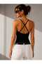 Hotfix Printed Strappy Women's Blouse - 3