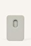 Magsafe Unisex Faux Leather Gray Card Holder I6568Axns - 3