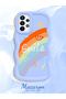 Samsung Galaxy A23 Compatible Case Camera Protector Blue Silicone Couple Phone Case Rainbow Pattern - 2