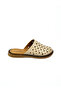 26683 Beige Studded Women's Slippers - 2
