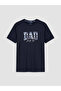 Navy Blue Regular Fit Men's Pajama Set - 6