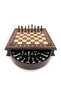 Novapazr Special Design Handcrafted Round Chessboard and Metal Chess Pieces Mcyv28 (144342) - B - 2