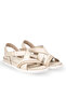 Ilya-G Women's Leather Sandals Beige - 3