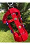 Kangal Dog Collar Double Layer Adjustable Red from the Waist to the Back and Chest - 2