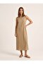 Udenya Terra Yarn Dyed Double Layer Muslin Dress |   100% Cotton