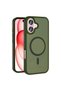 iPhone 16 Plus Case Magsafe Supported Camera Raised Silicone Matte Anti-Fingerprint Brsa - 5