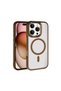 iPhone 16 Pro Max Case Magsafe Transparent Back Face Camera Raised Silicone Scks