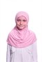 Girl's One-Piece Hijab - Ready-To-Wear Hijab Scarf - Practical Snap-On Hijab |   Flexible Combed Cotton Fabric Daily & Prayer Headscarf (6-11 Years) - 6
