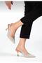 Gold Sim Stone Detailed Women's Shoes - 2