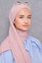 Women's Shawl Cotton-Like Non-Ironing Shawl 75X190 cm - 4