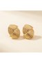 Gold Vintage Knotted Earrings - 3